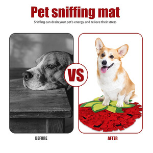 8716 Tappetino Olfattivo per Cani di Alta Qualità, Lavabile in Lavatrice, a Forma di Fragola, con Base Antiscivolo per Uso Interno - Product Image 4