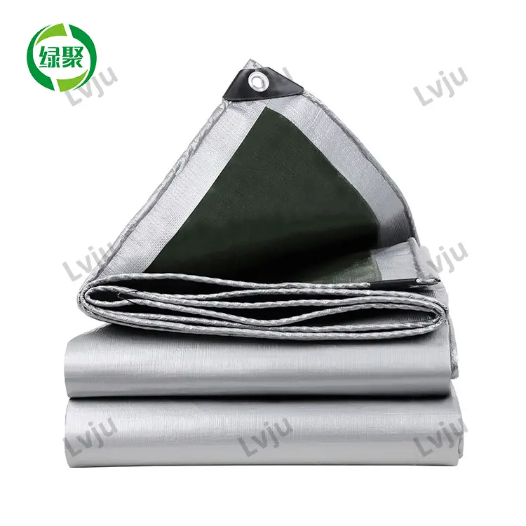 Heavy Duty Silver Tarp 100gsm To 220gsm Silver Pe Tarpaulin For Covering