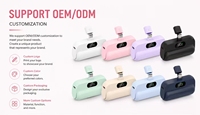[Paquete de 2] Cargador Portátil de Carga Rápida de 20W, Mini Banco de Energía de 5000mAh con Pantalla LCD USB-C para Viajes, Compatible con iPhone 17/16/15 y Dispositivos Android