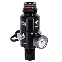 Régulateur de pression HUBENPOWER haute pression pour paintball et airsoft, sortie fixe 5/8-18UNF, 400-1100 PSI, régulateur de pression constante