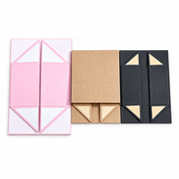 Boîte cadeau rigide pliable personnalisée avec design repliable pour l'emballage de cadeaux d'anniversaire et de fêtes