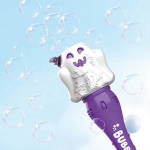 Soplador de burbujas automático con luz LED <span class=keywords><strong>Fantasma</strong></span> De Halloween Bubble Making Wand Toys para niños - Product Image 6