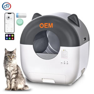 صندوق فضلات القطط ذاتي التنظيف بأقل سعر من المصنع لعام 2025، سعة 76 لتر، صندوق فضلات أوتوماتيكي للقطط مع تحكم عبر التطبيق لعدة قطط - Product Image 1
