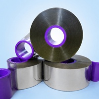 Ruban de transfert thermique en résine de cire de qualité alimentaire bleu, 53 mm * 1100 m, compatible avec Videojet 6420, pour sacs à collation