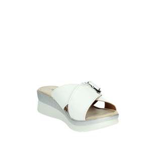 Sandales compensées pour femme Valleverde, blanches, 52100, confortables pour l'été - Product Image 5