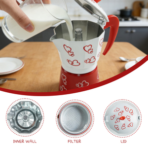<span class=keywords><strong>Cafetera</strong></span> Espresso y de Café para Estufa, <span class=keywords><strong>Cafetera</strong></span> <span class=keywords><strong>Greca</strong></span> de Aluminio, <span class=keywords><strong>Cafetera</strong></span> Moka para Preparar Café Italiano y Cubano - Product Image 4