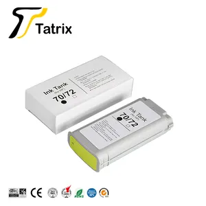 Tatrix C9403A C9370A C9371A C9372A C9373A C9374A Premium Remanufactured Color Ink Cartridge 72 for HP Designjet T1200 For HP 72