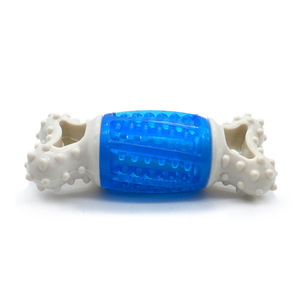 Nuovo giocattolo interattivo da masticare per animali domestici in <span class=keywords><strong>Nylon</strong></span> con un suono strano materiale TPR eco-friendly resistente all'usura per cani da addestramento per morsi - Product Image 5