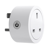 Prise intelligente Neo 16A, norme britannique, trois trous, ABS IP15, 1 prise, commande à distance WiFi via téléphone portable