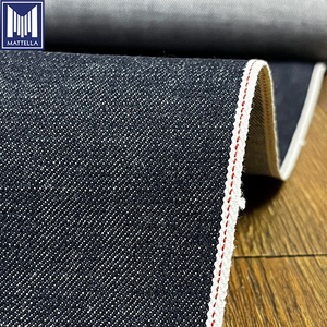 Tela vaquera japonesa selvedge personalizada al por mayor de 15 oz, 100% algodón, sin lavar, teñida en bruto, con patrón original para jeans - Product Image 5