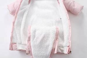 Vêtements d'hiver Western à doublure épaisse Vêtements pour bébés Combinaisons unisexes en fourrure pour filles Garçons 0-24M Style Onesie mignon - Product Image 4