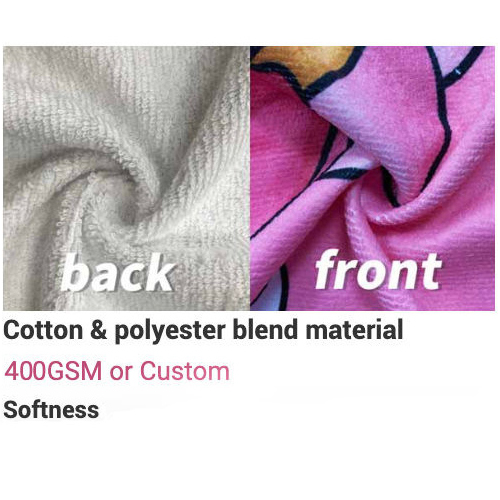 Coton du mélange 400GSM