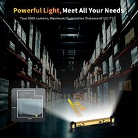 Nouvelle lampe de travail magnétique LED pour réparation automobile, rotative à 180°, rechargeable, forte luminosité, inspection, entretien industriel