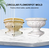2025 vente en gros directe moules en plastique Pots de fleurs décoratifs produit ménager de qualité pour garde-corps de maison et décor de bureau