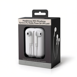 Écouteurs avec microphone pour appels téléphoniques, lot de 12 pièces - Product Image 1