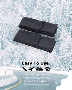 Funda Protectora para Tabla de Snowboard de Poliéster de 150 cm, con Correas para Hombro, Completamente Impermeable, Funda Protectora Suave para Tabla de Snowboard - Product Image 6