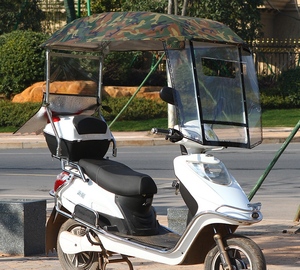 Canopy <strong>Rain</strong> Square Plus Electric Bike Umbrella Outdoor Windproof Sunshade <strong>Cover</strong> <strong>Motorcycle</strong> Umbrella Electric Scooter Umbrella - Product Image 5