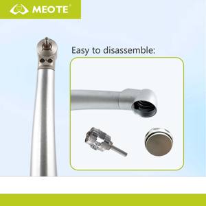 Singolo Spray dentale ad alta velocità manipolo turbina ad aria contrangolo Mini testa elettrica 4/2 fori - Product Image 5