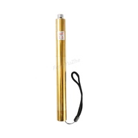 Puntero de pluma de luz láser multipatrón de cuerpo de cobre láser azul de 450nm de alta calidad con todos los accesorios
