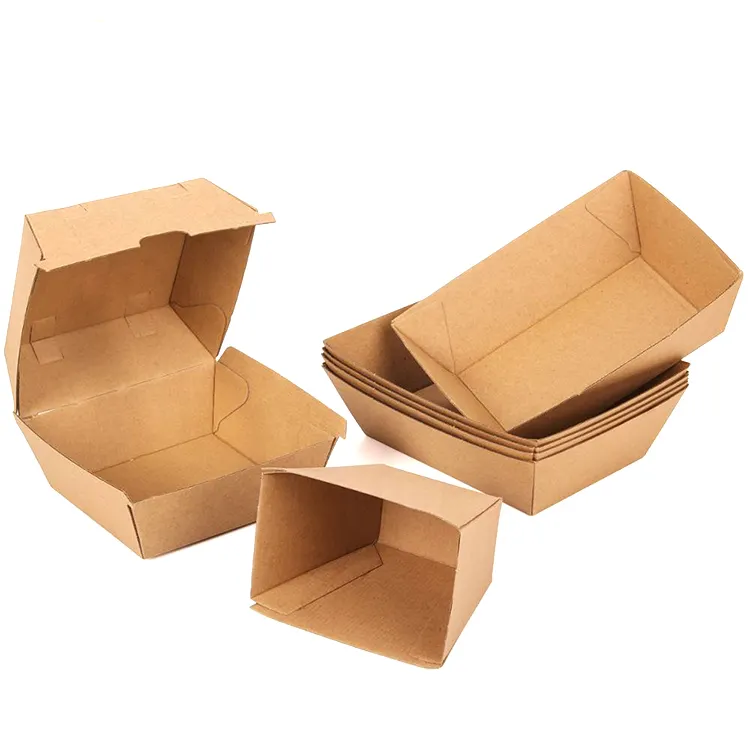 Emballage en papier Kraft ondulé, boîte en Carton à l'extérieur, ondulé, 10 pièces