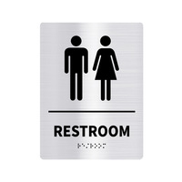 Plaque de toilette personnalisée en usine plaque de porte pour toilettes handicapées plaque de porte changeante accessible avec logo et numéro de chambre personnalisés