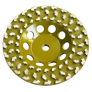 Roda de esmerilhamento de diamante de segmento, 7 polegadas, rebarbadora de concreto