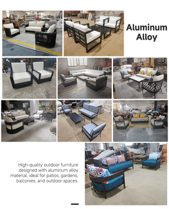 Ensemble <span class=keywords><strong>de</strong></span> meubles <span class=keywords><strong>de</strong></span> jardin en rotin pour pique-nique en plein air, table <span class=keywords><strong>de</strong></span> patio et <span class=keywords><strong>6</strong></span> chaises empilables, ensemble <span class=keywords><strong>de</strong></span> meubles <span class=keywords><strong>de</strong></span> bistrot avec parasol - Product Image 3