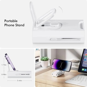 Kit de Limpieza de Teclado 8 en 1, Cepillo de Limpieza <span class=keywords><strong>para</strong></span> Auriculares, <span class=keywords><strong>para</strong></span> AirPods, Computadora, Tableta, Pantalla de Portátil, Herramientas de Limpieza de Teléfonos Móviles W24-511 - Product Image 6