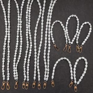 Producción de fábrica, venta al por mayor, cadena de perlas, correa para el hombro, adorno para bolso, accesorios de repuesto, cadena para teléfono con perlas, correa para bolso - Product Image 1