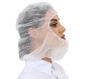 Topi Astro sekali pakai topi ruang Putih Non medis untuk penutup tudung pelindung pabrik makanan - Product Image 3