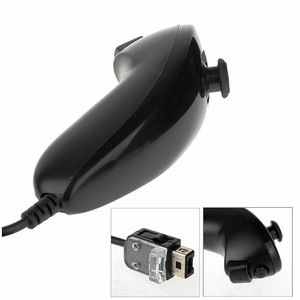 Para Data Frog mano derecha curvada <span class=keywords><strong>Wii</strong></span> Gamepad controlador de juego con cable Joystick para Nintendo <span class=keywords><strong>Wii</strong></span> mango de juego mejorado - Product Image 2