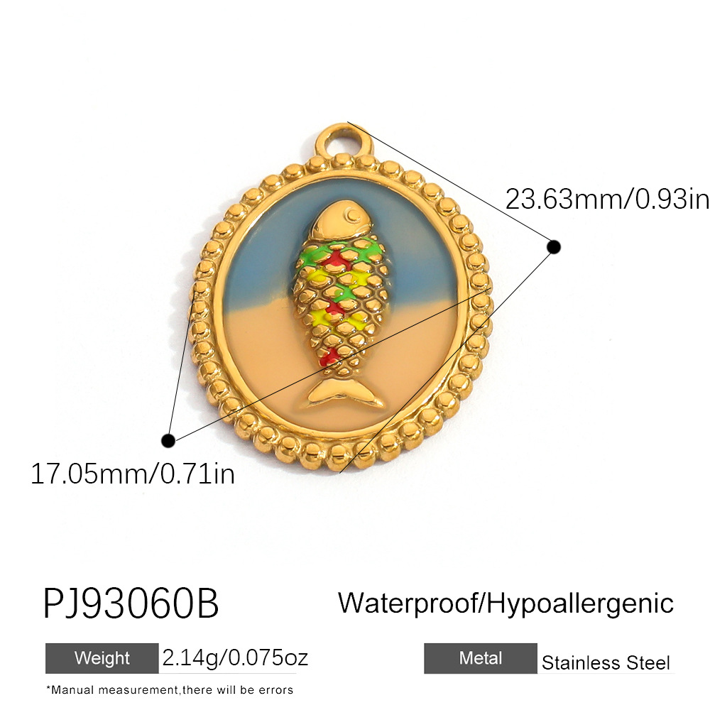 PD00310-6gold Plaque ronde