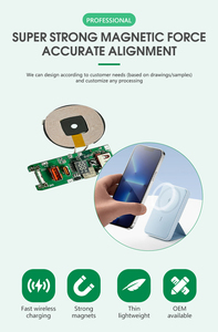 Tùy chỉnh 5W 10W 20W mô-đun sạc không dây cuộn dây nhỏ thu không dây với máy phát pcba Loại sản phẩm - Product Image 5