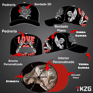 Gorras Originales de Alta Calidad, Personalizables con Bordado 3D, Gorras de Béisbol y Golf de 5 Paneles, Forro Transpirable, Gorras de Béisbol de Gamuza Personalizadas - Product Image 1