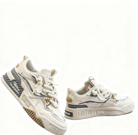 Chaussures pour hommes, nouvelles chaussures plates décontractées polyvalentes, originales, de niche, chaussures de sport à semelle épaisse, chaussures tendance augmentant la taille