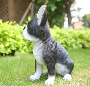 Résine grand chien Statues conception personnalisée jardin pelouse décor <span class=keywords><strong>bouledogue</strong></span> français <span class=keywords><strong>Statue</strong></span> pour la décoration de la maison - Product Image 5