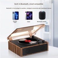 Reproductor de CD Portátil de Diseño Moderno con Control Remoto, Material de Madera, Reproductor de Álbumes, Regalo de Cumpleaños, Disponible en Stock