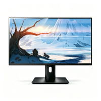 Nouvel écran de jeu PC large sans cadre de 27 pouces 1K 75Hz IPS, temps de réponse de 5 ms, HDMIx2 DPx2, montage VESA, orienté vers les entreprises, noir