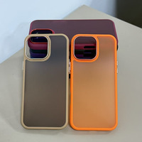 Coque de téléphone personnalisée multicolore en TPU+PC, protection antichoc douce pour la peau pour iPhone 17 16 15 14 13 12 Plus Air Pro Max