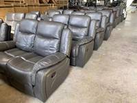 Muebles de Lujo para el Hogar, Sofá Seccional de Esquina de Terciopelo y Cuero Sintético, Juego de Sofás para Sala de Estar con Tomacorriente