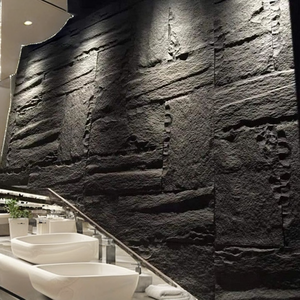 Thiết kế hiện đại trong nhà 3D mô hình <span class=keywords><strong>PU</strong></span> tấm lớn phiến đá cẩm thạch Veneer tường Polyurethane Hội Đồng Quản trị thiết kế hiện đại trong nhà <span class=keywords><strong>PU</strong></span> tấm đá granit - Product Image 2