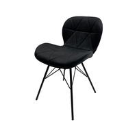 Agent de dropshipping, meubles pour la maison, chaise de salle à manger en cuir personnalisée pour salon et restaurant, chaise de salle à manger en tissu, chaise de salle à manger à pieds en métal