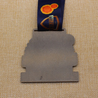 Vente directe d'usine, médaillon de fleur de médaille de course de printemps en or Antique, vente en gros