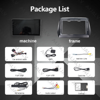 Aijia 9 İnç Araç Android Radyo DVD Oynatıcı Stereo Çerçevesi BRILLIANCE Xinyuan T20S/T22S 2019-2021 için Kablolu Canbus ile