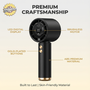 <span class=keywords><strong>2026</strong></span> 最新高速便携式充电风扇迷你散热强风户外无叶100档手持风扇 - Product Image 2