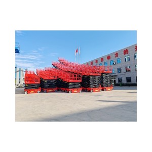 โต๊ะยกไฮดรอลิกเคลื่อนที่เคลื่อนที่เคลื่อนที่ได้ลิฟต์ทำงานทางอากาศมาตรฐาน CE รับรอง - Product Image 3