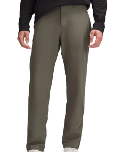 Pantalones de Verano para Hombre de Lujo, Alta Calidad, 100% Algodón, Casuales, Lisos, de Color Sólido, de Tiro Medio, Pierna Recta, Cierre de Cremallera, Secado Rápido para Exteriores - Product Image 1