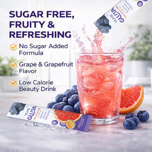 ผงวิตามินซีคอลลาเจนแบบไม่มีน้ำตาลสำหรับดื่ม  ตัวอย่างฟรีจากผู้ผลิต (OEM) ช่วยให้ผิวขาวกระจ่างใส พร้อมกลูต้าไธโอน - Product Image 3