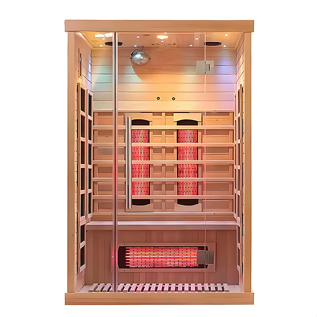 Full Spectrum Infrared Medical Sauna 3-4 Person Low EMF Health Cabin Saunas