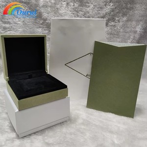 Classic Brand BIG <b>Set</b> <b>Square</b> Leather Protective Jewelry Box Stylish Storage for Bracelets Rings Necklaces Outside Gift Giving - Product Image 6